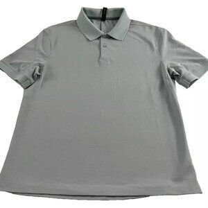Lululemon Tech Pique Performance Sz. Medium Light Blue Polo Shirt